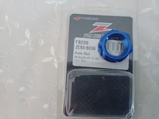 Porca Eixo Zeta M18x1.5 Yamaha Azul Kawasaki suzuk