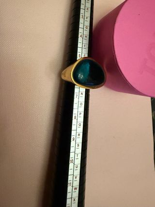 Anillo Tous Oro y Turquesa