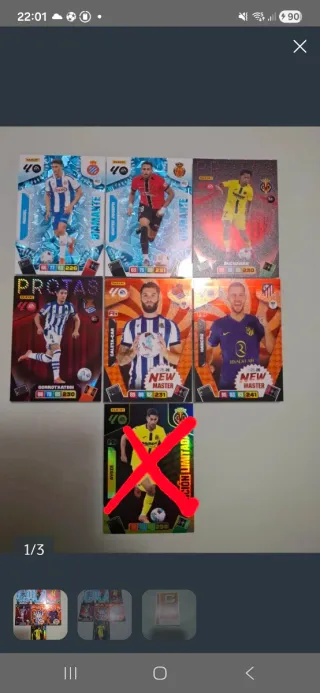7 Cambio Cromos Panini Adrenalyn XL 25-26