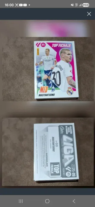 7 Cambio Cromos Panini Adrenalyn XL 25-26