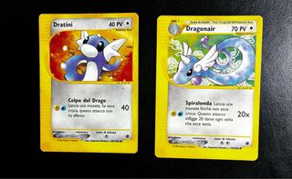 Carte Pokémon Dratini, Dragonair, Dragonite