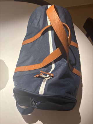 Bolsa de viaje Herschel azul y marrón
