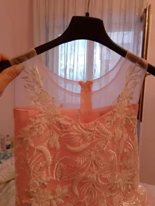 Abito elegante bambina rosa