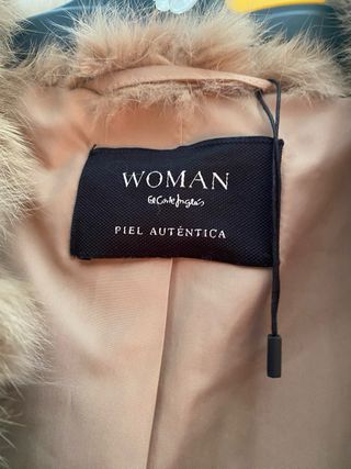 Abrigo pelo El Corte Inglés Talla L