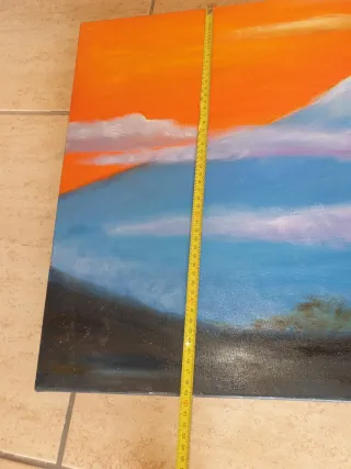 Cuadro Rosa Amarilla