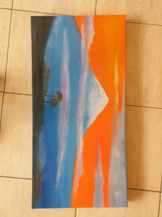 Cuadro Rosa Amarilla