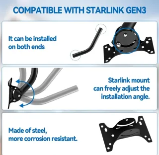 Kit Soporte Antena Starlink Ajustable