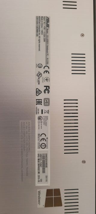 Portátil ASUS Zenbook PRO Gris/Plata
