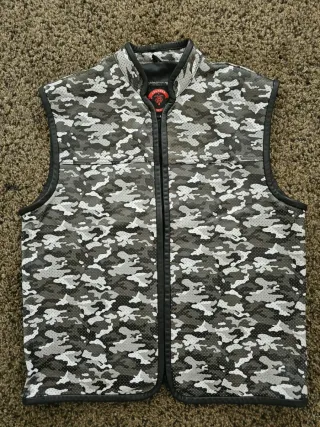 Gilet Moto Camo Vera Pelle Uomo