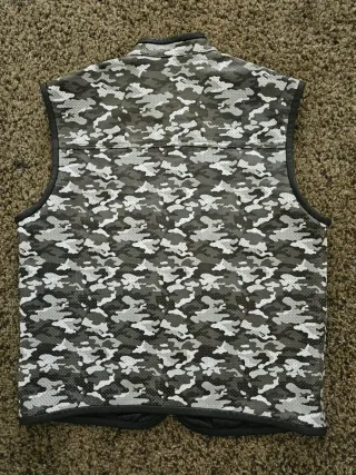 Gilet Moto Camo Vera Pelle Uomo
