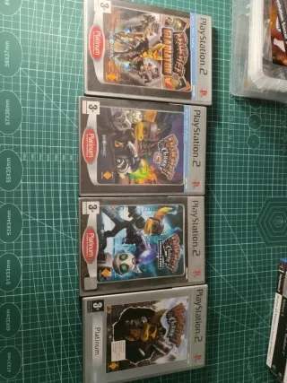 Lote 4 Juegos PS2 Ratchet & Clank Platinum