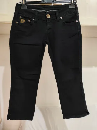 Pantalón pirata Lois mujer negro