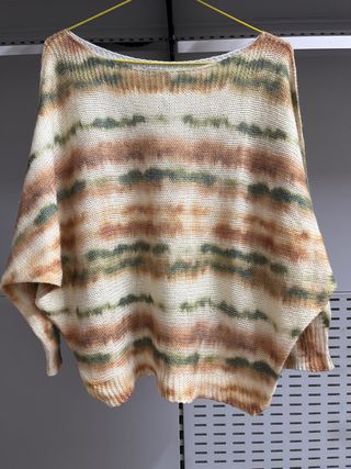 Jersey de punto multicolor talla única