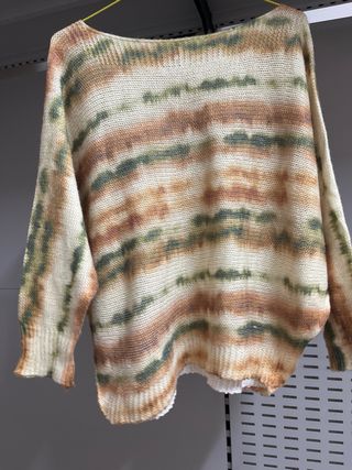 Jersey de punto multicolor talla única