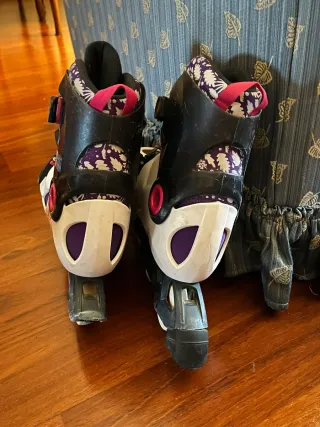 Patines Oxelo Talla Ajustable + Protecciones