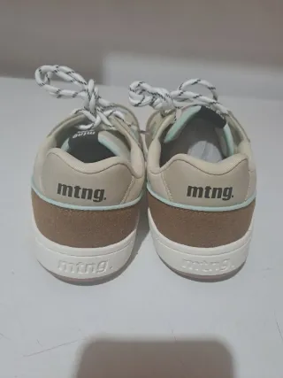Tenis Mustang Beige y Marrón