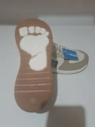 Tenis Mustang Beige y Marrón