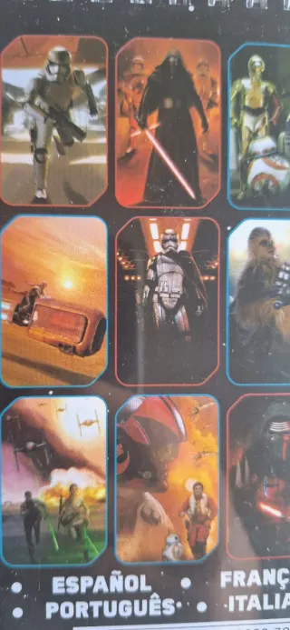 Calendario Star Wars The Force Awakwns año 2016