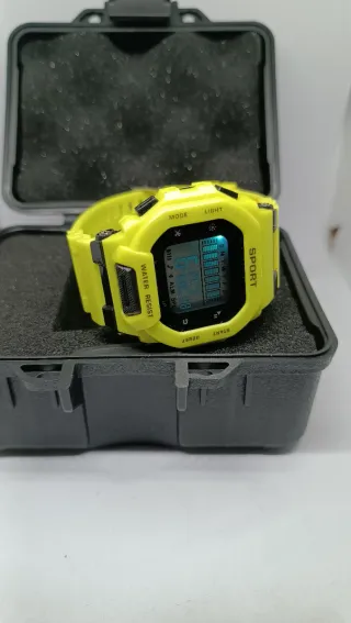 Reloj Deportivo Digital Militar Nuevo Amarillo