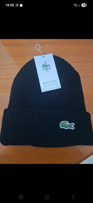 Berretto Lacoste Nero