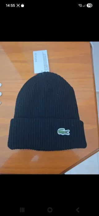 Berretto Lacoste Nero