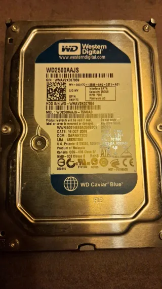 Lote 5 Discos Duros Hitachi, Samsung, WD