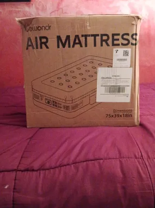 Colchón Hinchable Individual NUEVO sin usar 75 eur