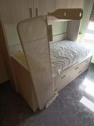 Barra protectora para cama infantil