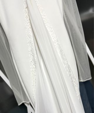 Vestido de Novia Sirena Manga Larga