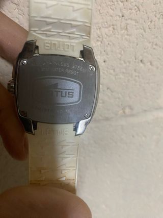 Reloj Lotus Mujer Plata y Blanco