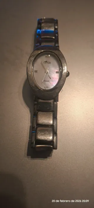Reloj Lotus Mujer Plata y Blanco