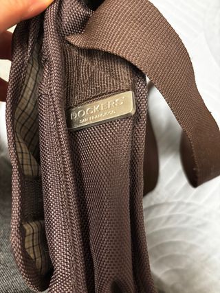 Bolso bandolera Dockers marrón hombre