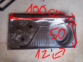 Fregadero y cocina combi