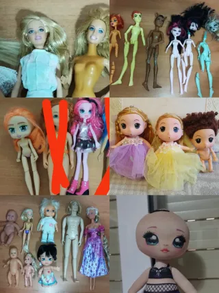 Lote 22 Muñecas Varias Barbies