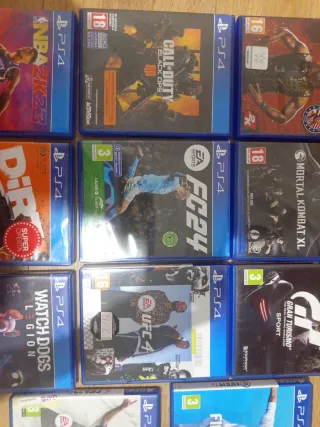 Lote Juegos PS4 (precio escribirme)