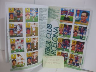 ALBUM FACSIMIL DE CROMOS IMPRESOS ESTE LIGA 92 93