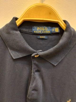 Polo Ralph Lauren Manga Larga Azul Hombre