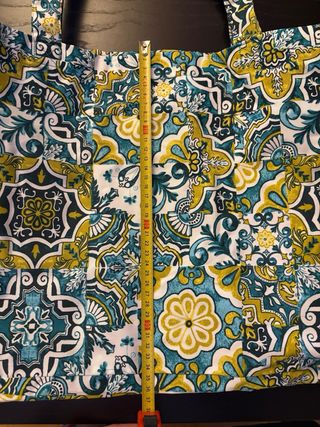 Borsa shopper fantasia geometrica