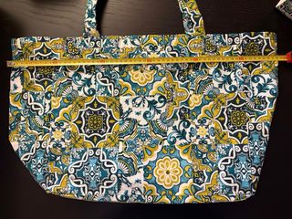 Borsa shopper fantasia geometrica