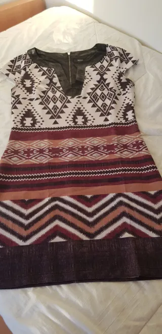 Vestido estampado étnico