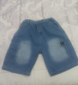 Pantalones cortos vaqueros cargo hombre