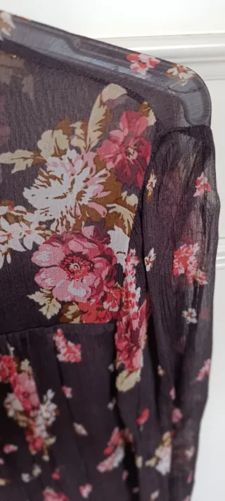 Blusa Massimo Dutti floral