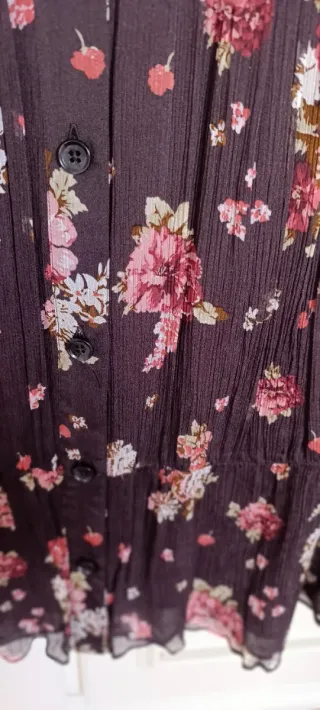 Blusa Massimo Dutti floral