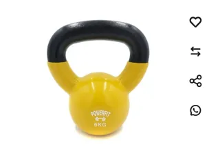 Kettlebell Powerfit 6kg Amarilla