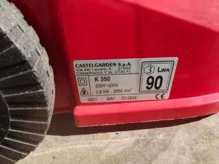 Cortacésped Raser Rojo