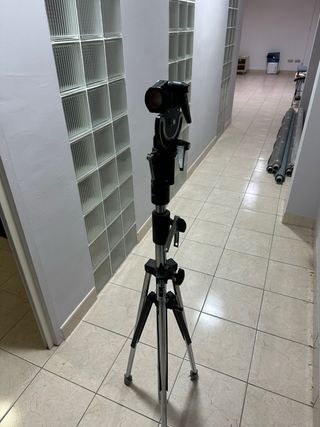 Manfrotto Trípode y Soporte Flash Antiguo