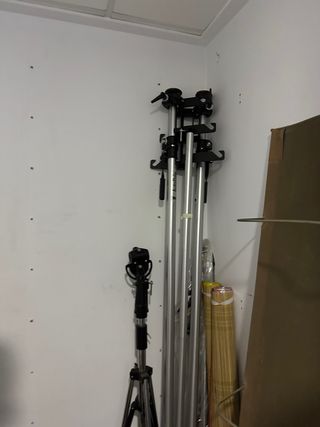 Manfrotto Trípode y Soporte Flash Antiguo