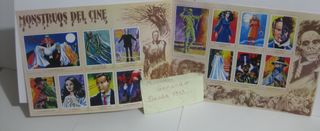 ALBUM DE CROMOS IMPRESOS MONSTRUOS 1986 COMPLETO