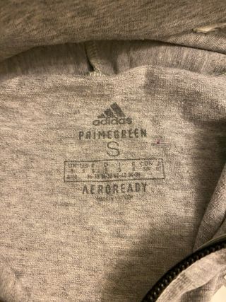 Sudadera running Adidas gris Camiseta térmica