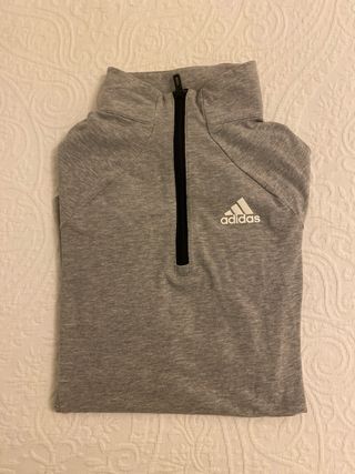 Sudadera running Adidas gris Camiseta térmica